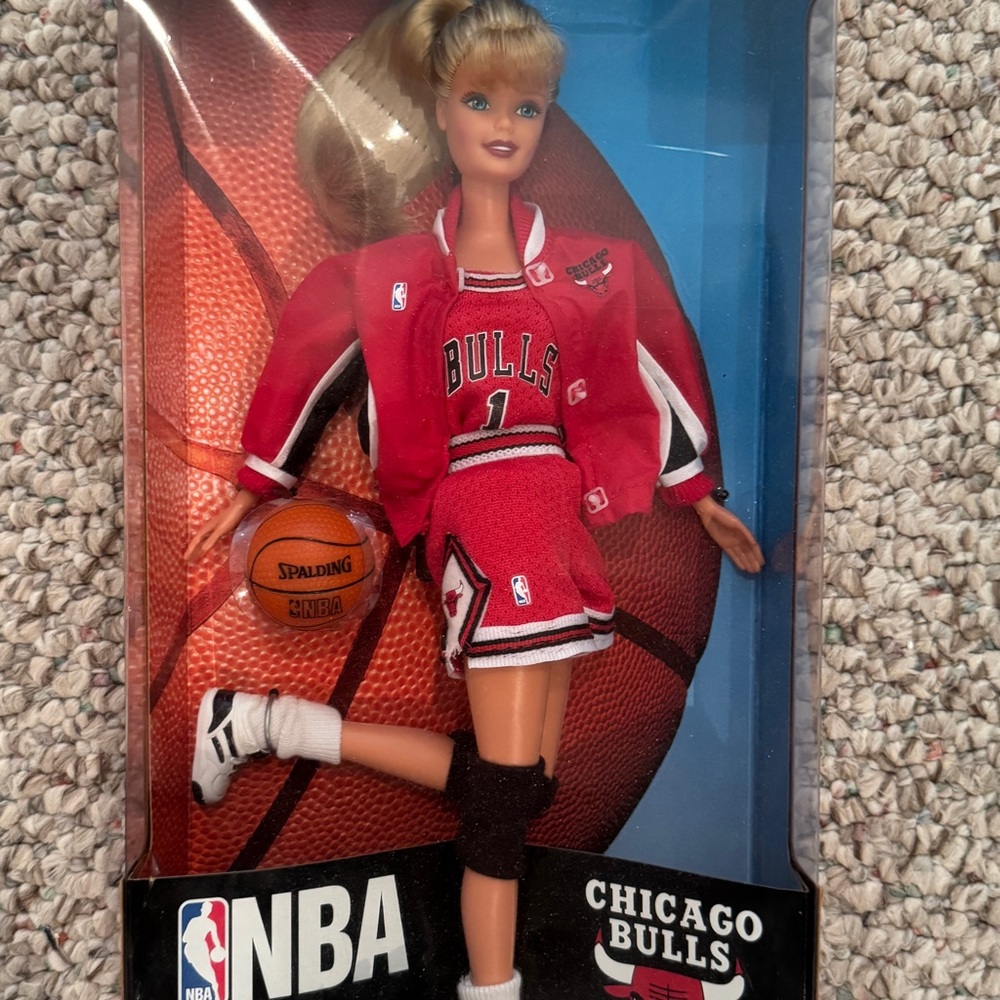 Mattel Barbie in Red Basketball Uniform Chicago Bulls